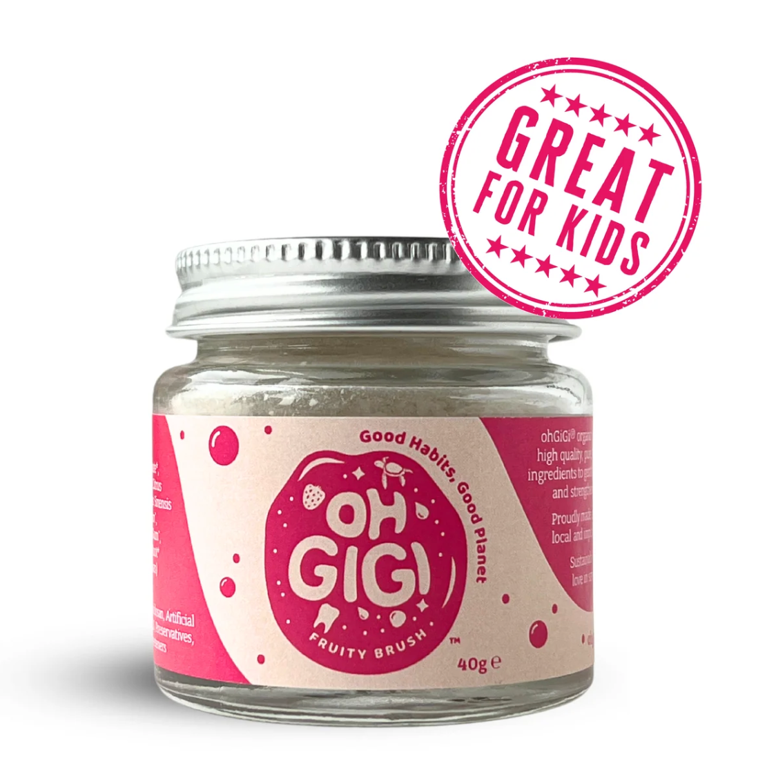 Ohgigi - Tooth Powder Fruity Brush 40g