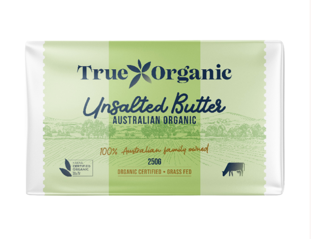 True Organic - Unsalted Butter 250g