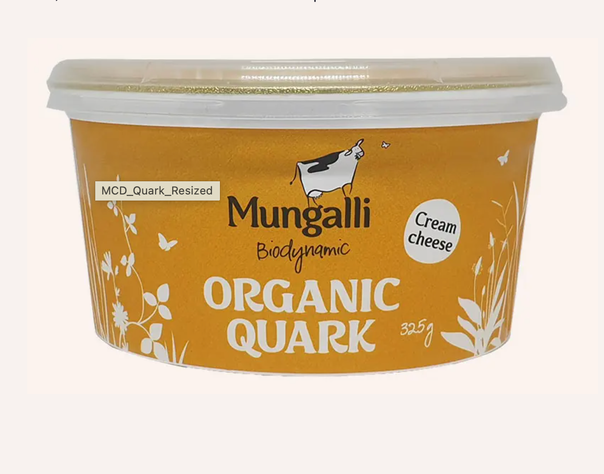 Mungalli - Organic Quark 325g