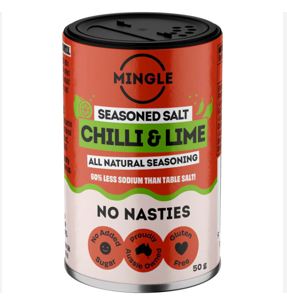 Mingle - Seasoned Salt Chilli & Lime Seasoning 50g