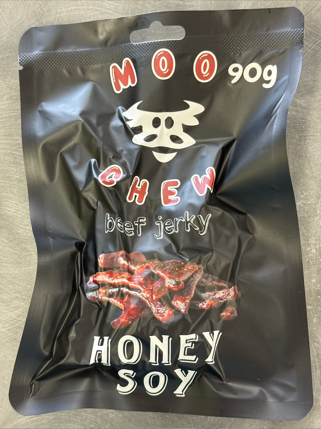 Moo Chew & Health Nut - Organic Honey Soy Beef Jerky 90g