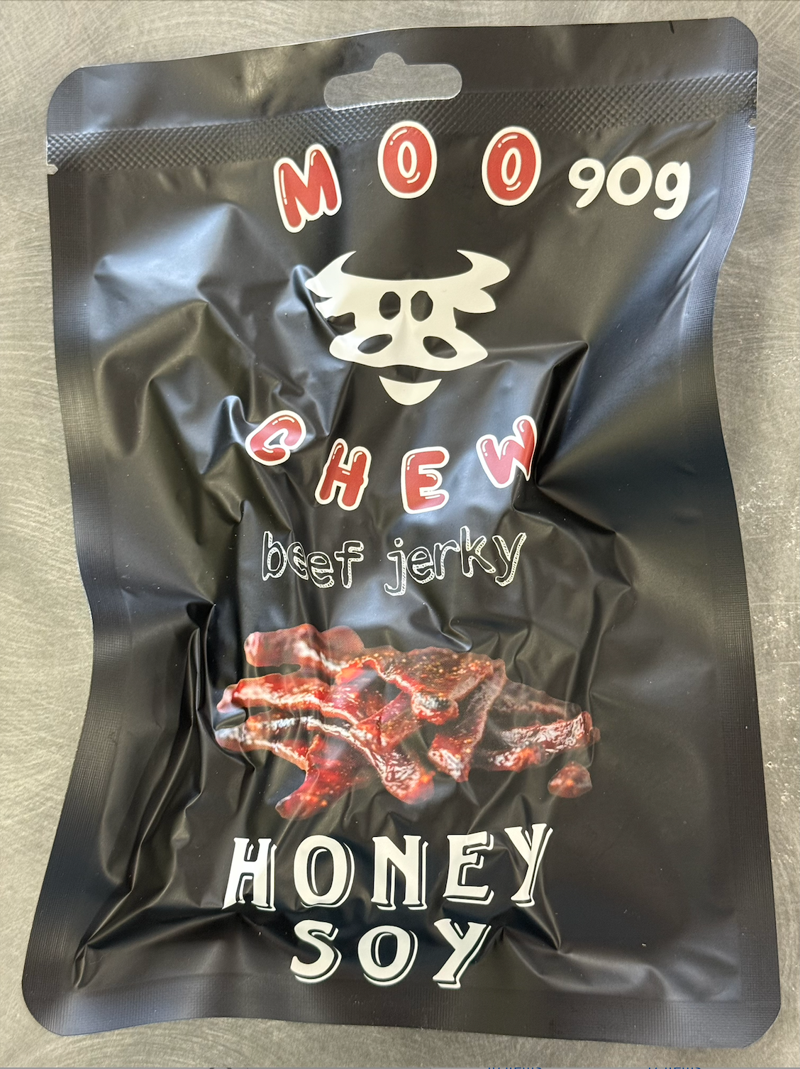 Moo Chew & Health Nut - Organic Honey Soy Beef Jerky 90g