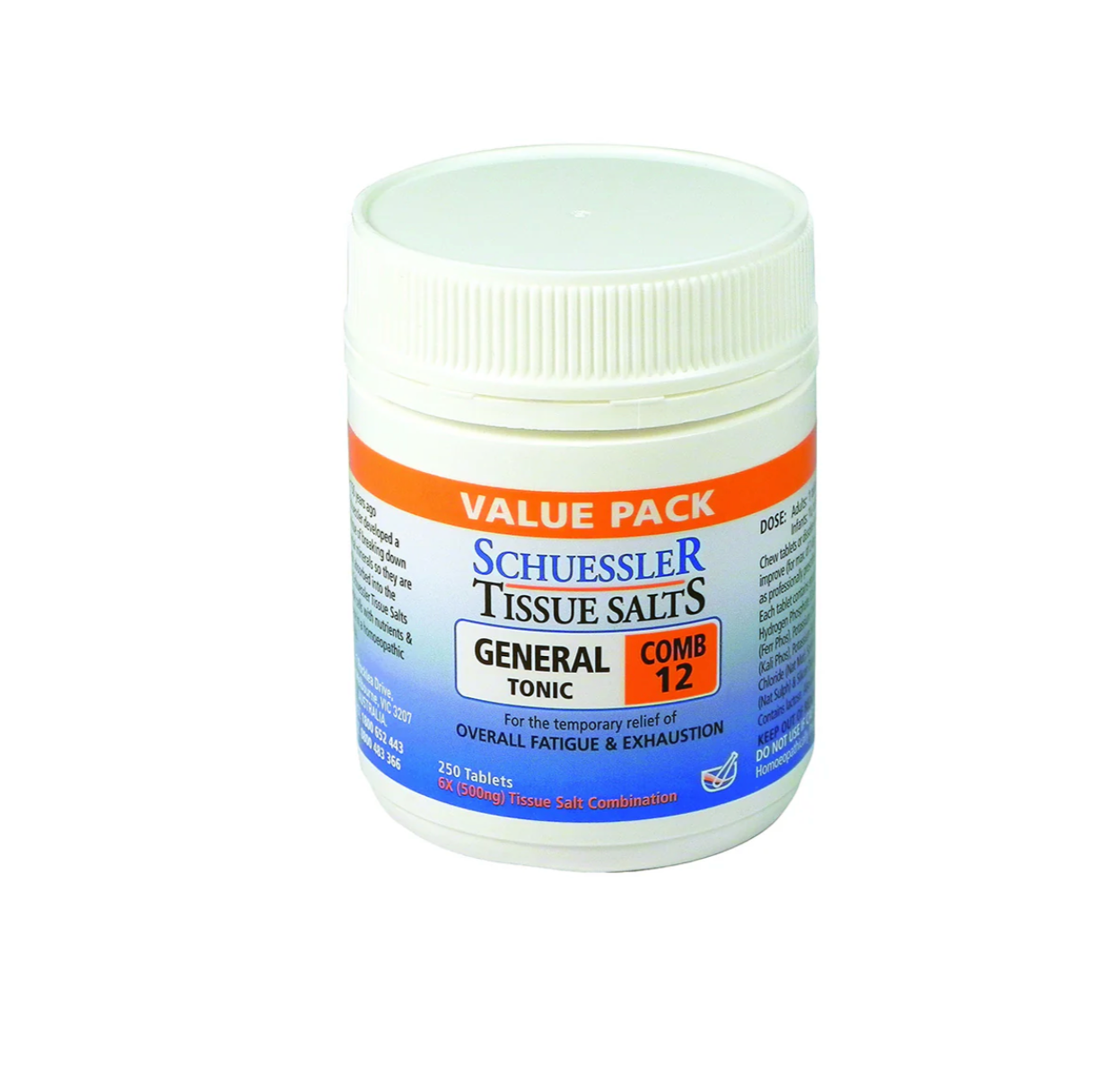 Martin & Pleasance - Sch. Tissue Salt General Tonic Comb 12 250T