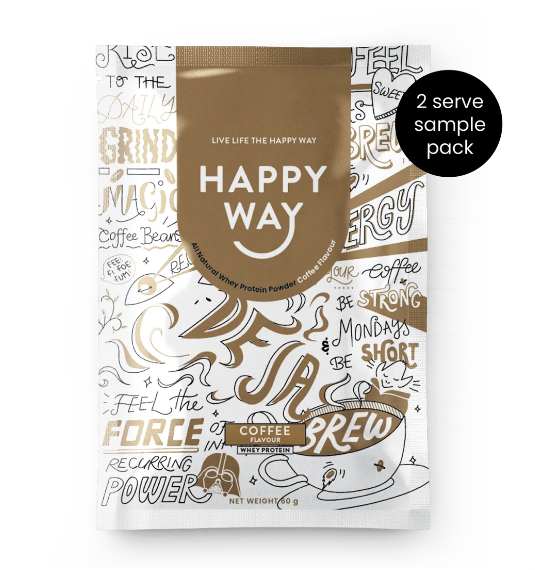 Happy Way - Deja Brew Coffee Whey Protein Powder 60g