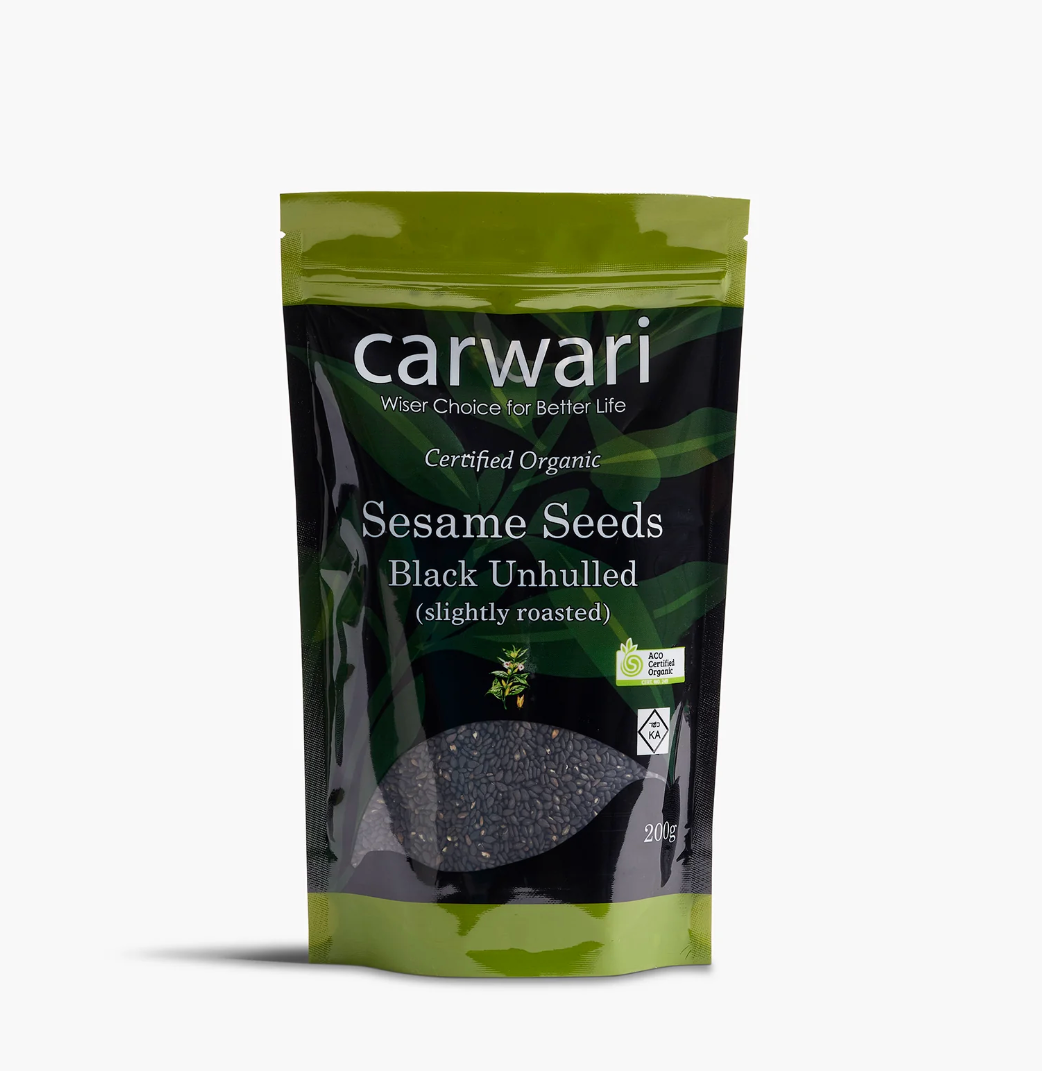 Carwari - Organic Black Sesame Seeds 250g