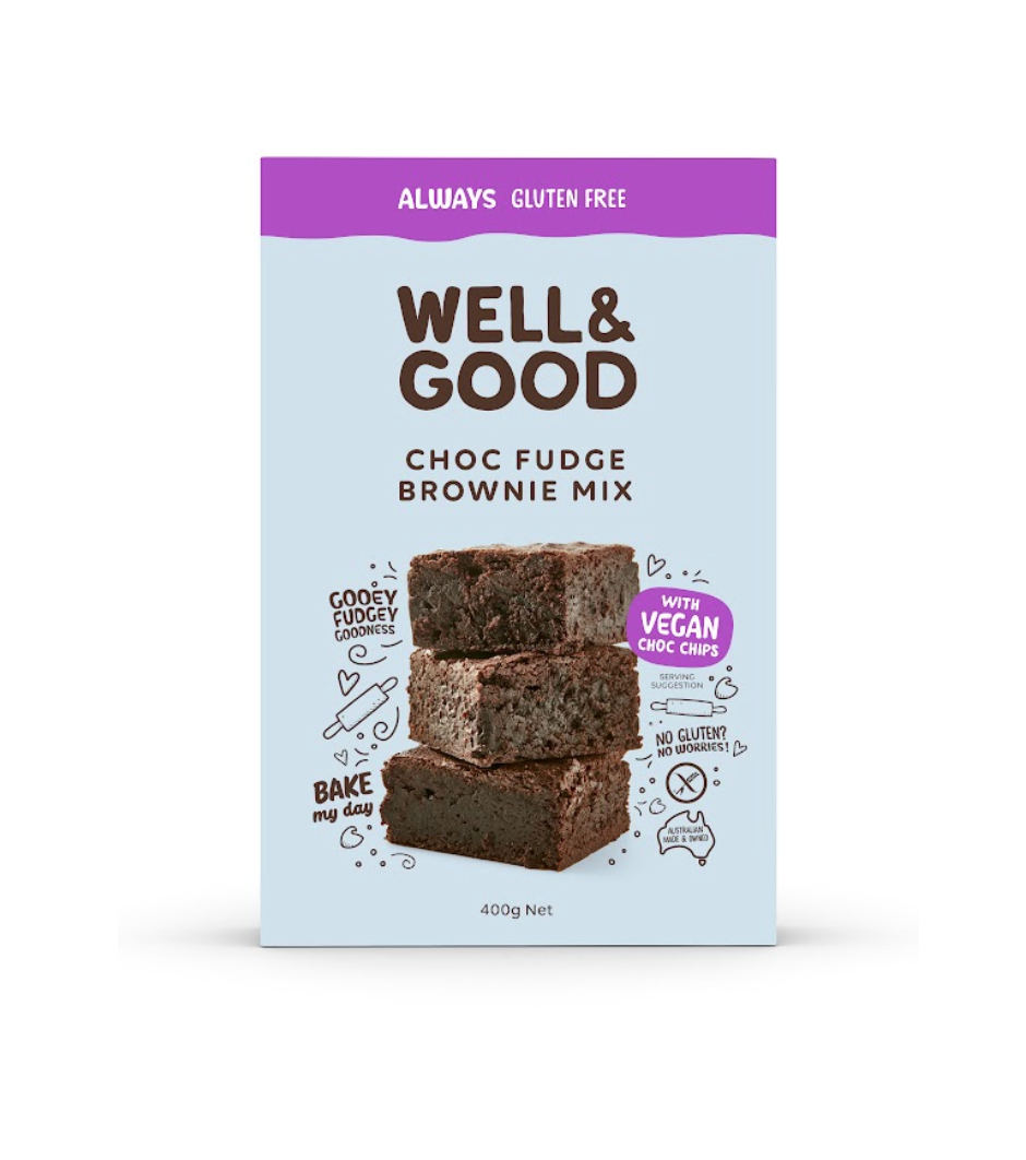Well & Good - Choc Fudge Brownie Mix 400g