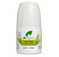 Dr Organic - Tea Tree Roll-On Deodorant 50ml