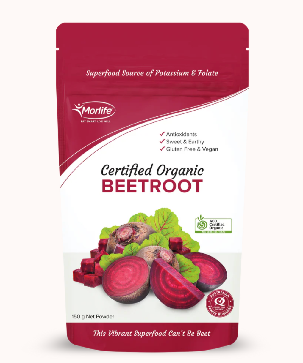 Morlife - Certified Organic Beetroot Powder 150g