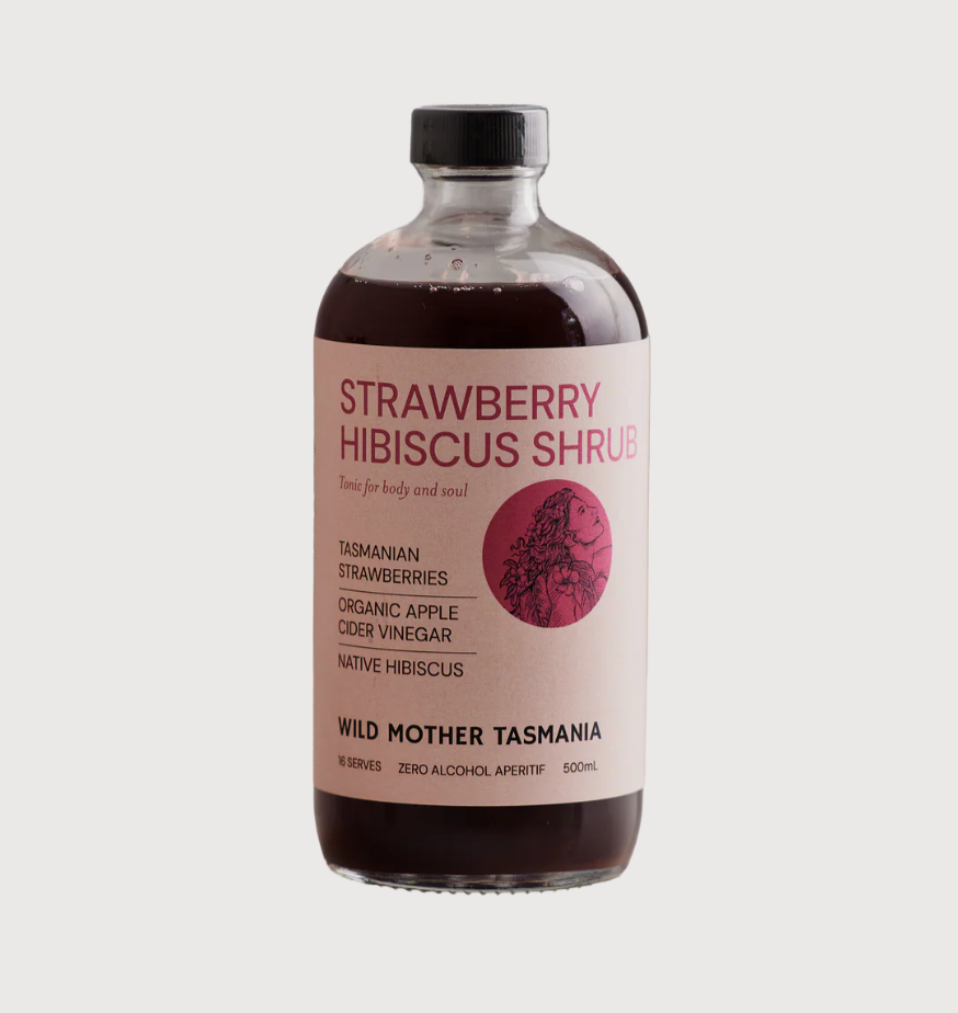 Wild Mother - Strawberry and Hibiscus Shrub 500ml