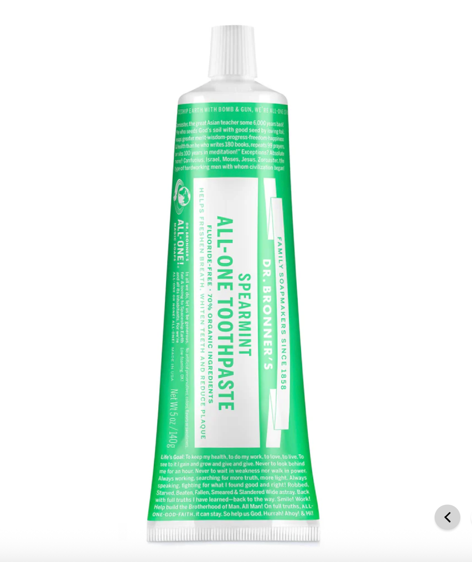 Dr. Bronner's  - All-One Spearmint Toothpaste 140g