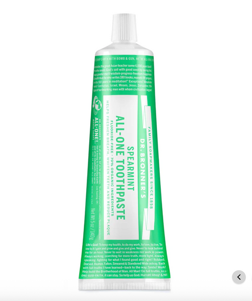 Dr. Bronner's  - All-One Spearmint Toothpaste 140g