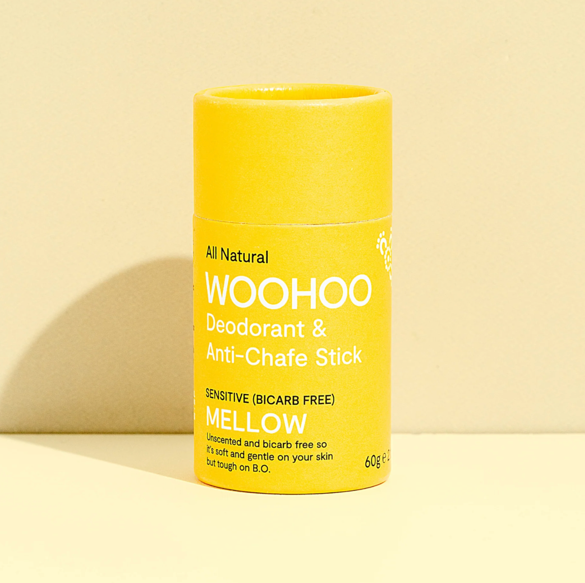 Woohoo - Deodorant & Anti Chafe Stick Mellow 60g