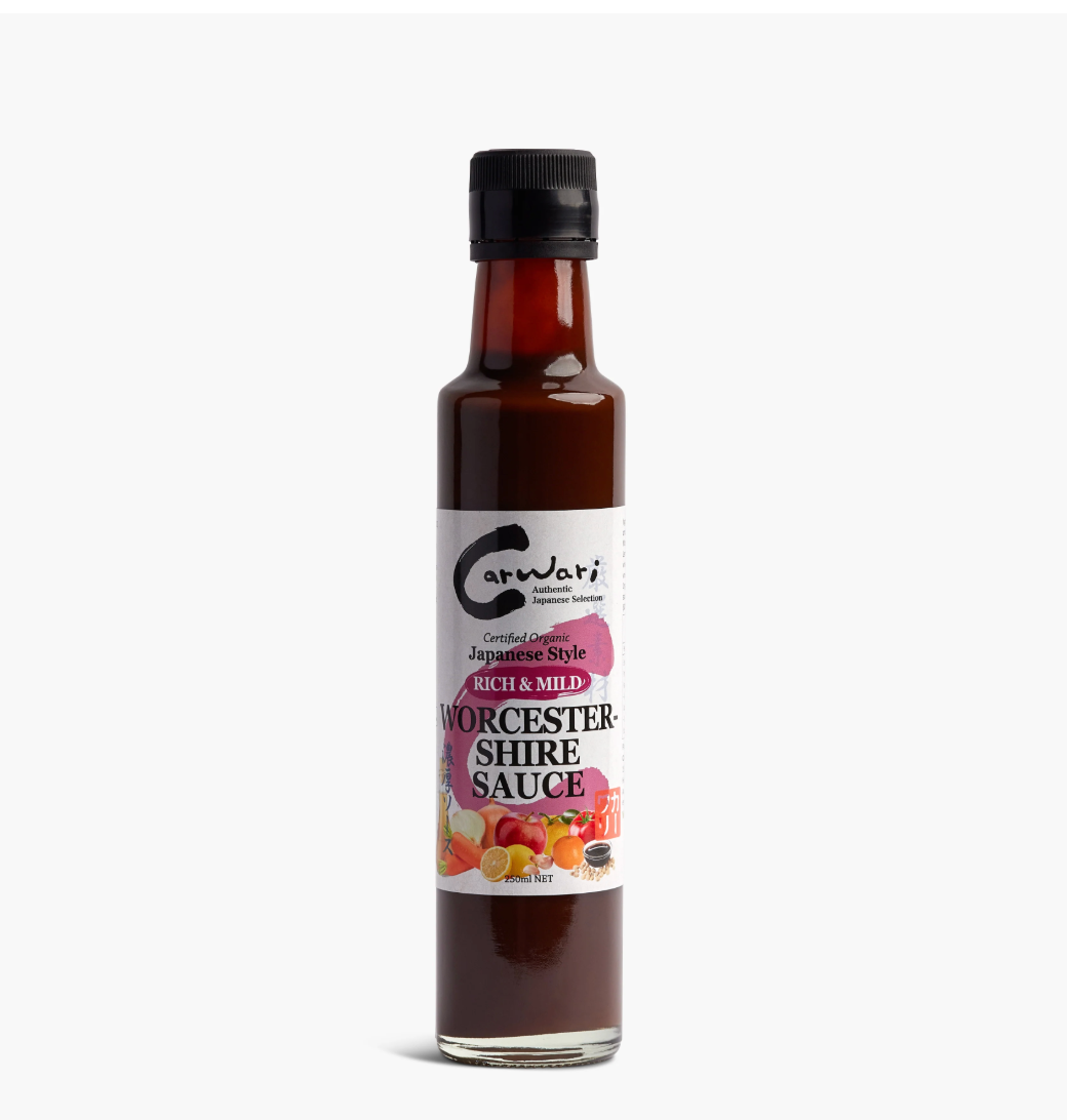 Carwari - Organic Japanese Worcestershire Sauce Rich & Mild 250mL