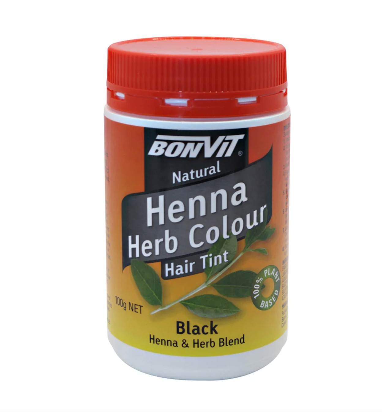 BONVIT - Black Natural Hair Tint Henna Herb Colour  100g