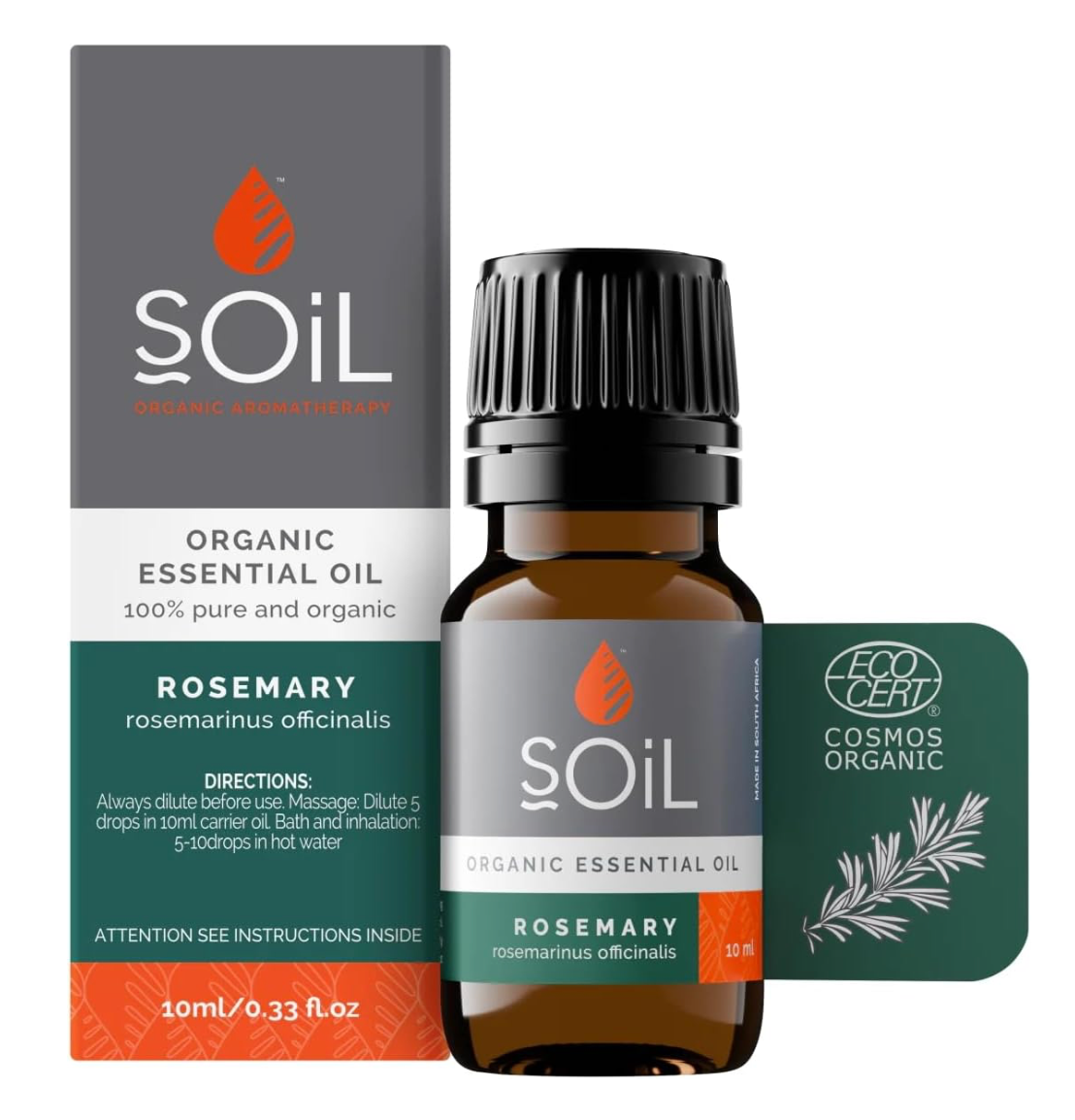 Soil - Organic Rosemary Essential Oil 10ml