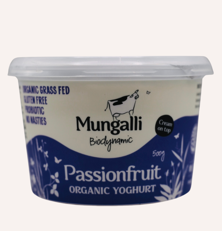 Mungalli - Organic Passionfruit Yoghurt 500g