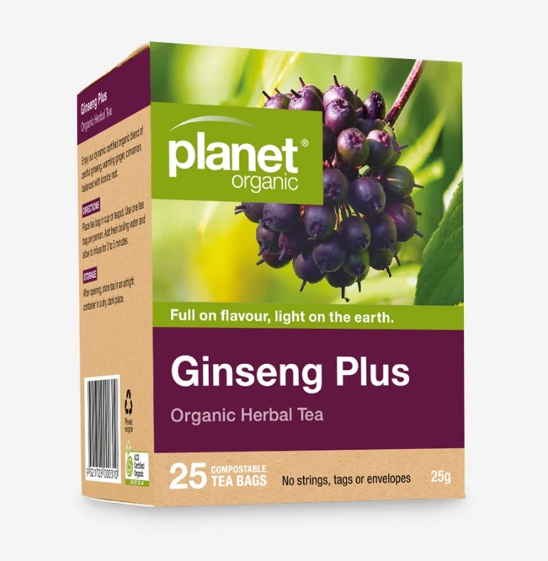 Planet Organic - Ginseng Herbal Tea 25 Bags