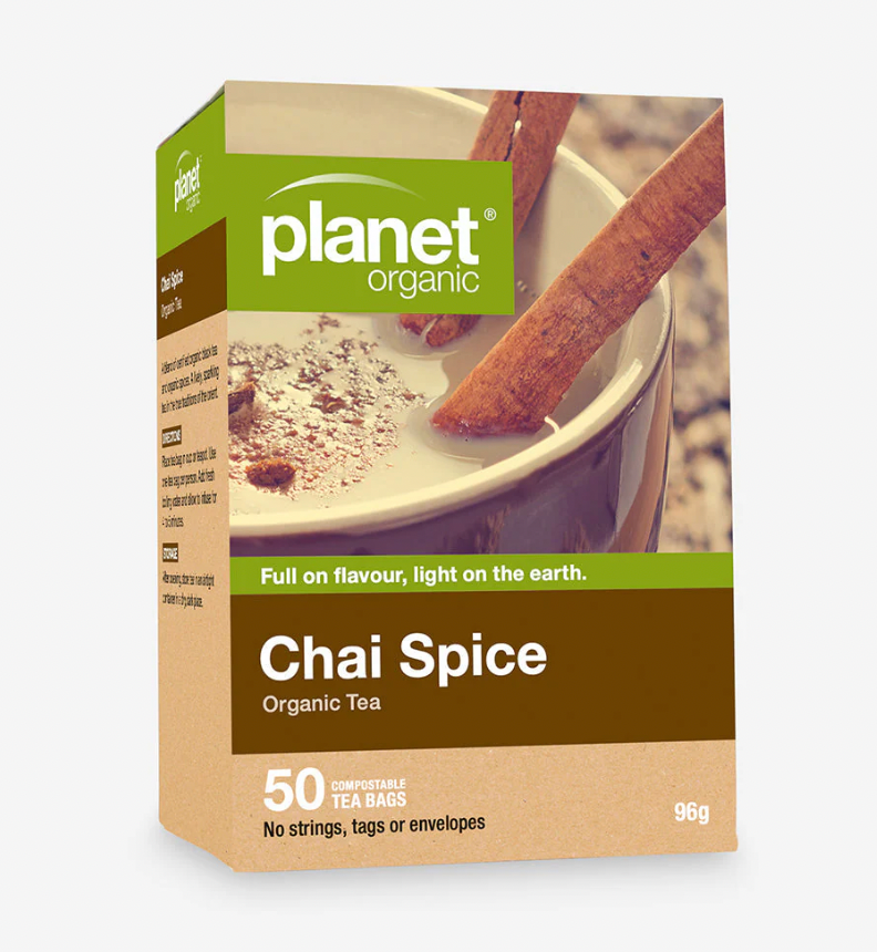 Planet Organic - Chai Spice Herbal Tea 50 Bags