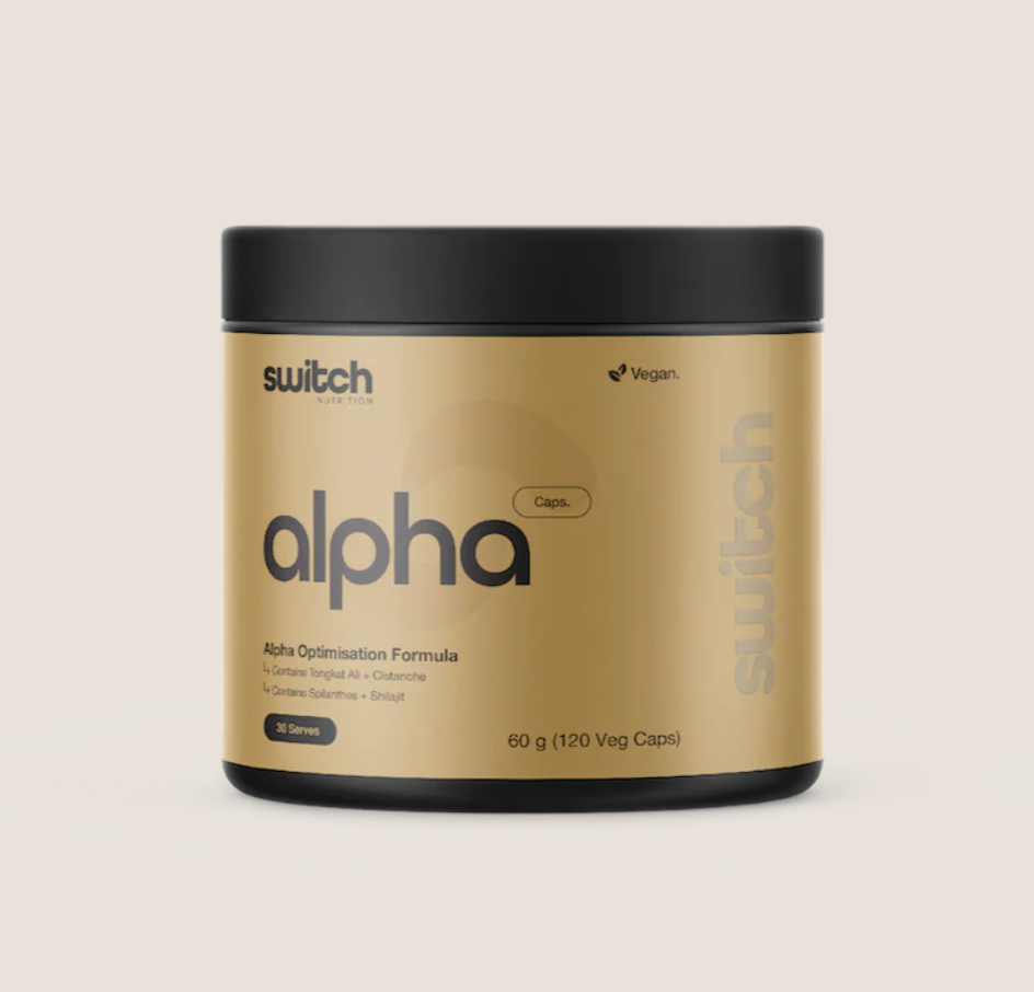 Switch Nutrition - Alpha Optimisation Formula 120c