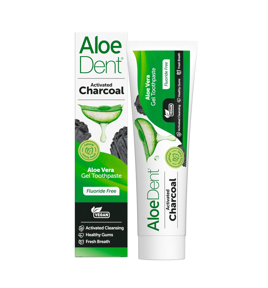 Aloe Dent - Fluoride Free Activated Charcoal Toothpaste 100ml