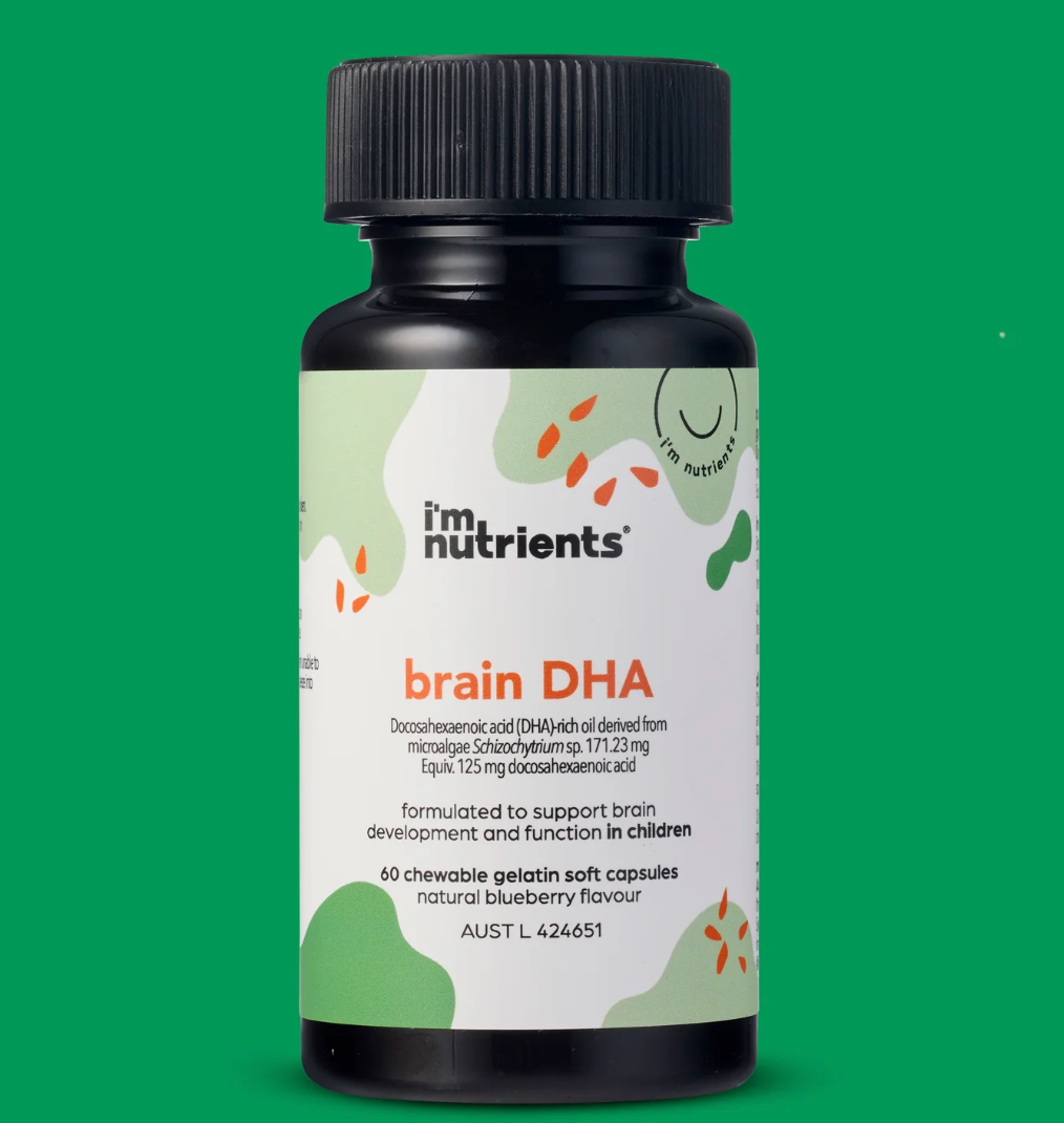 I'm Nutrients - Brain DHA Chewable Capsules 60 Pack