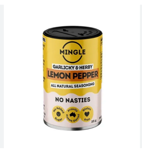 Mingle - Garlicky & Herby Lemon Pepper 35g