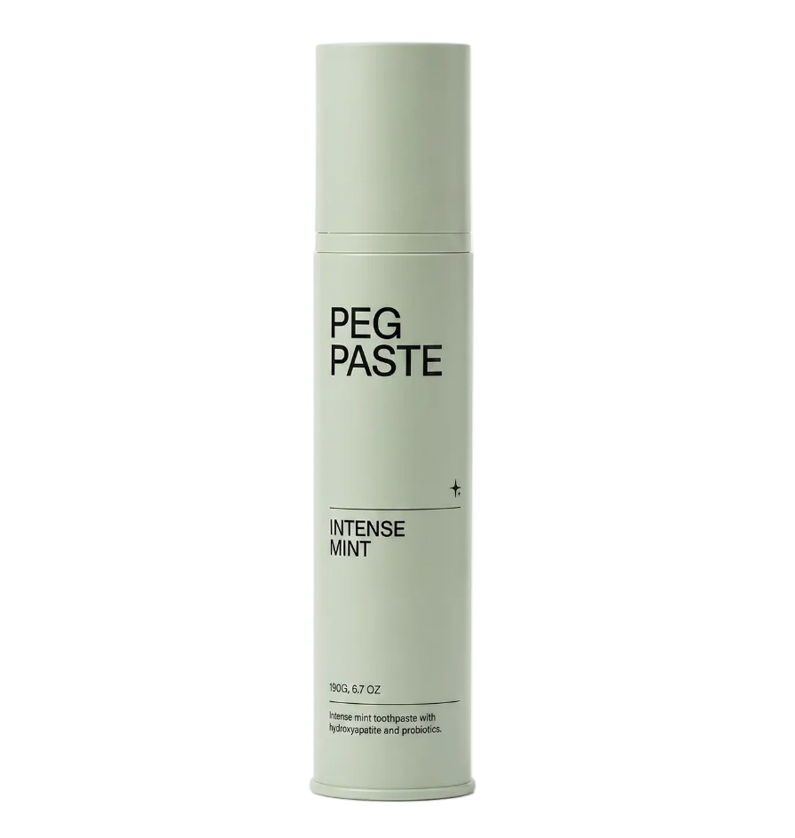 Peg Paste - Intense Mint Toothpaste Pump 190g