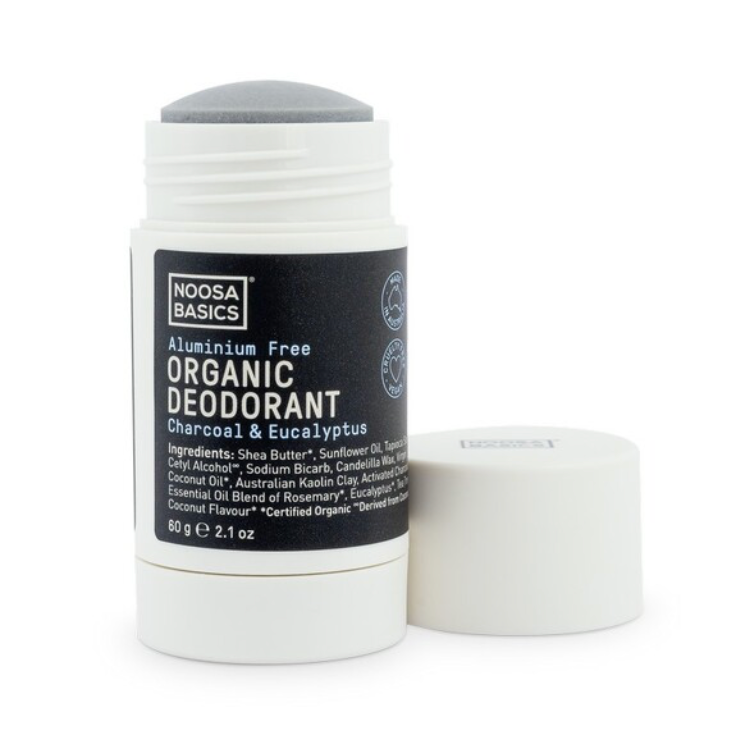 Noosa Basics - Charcoal & Eucalyptus Deodorant Stick 60g
