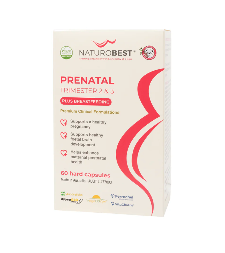 Naturobest - Prenatal Trimester 2&3 Plus Breastfeeding 60C