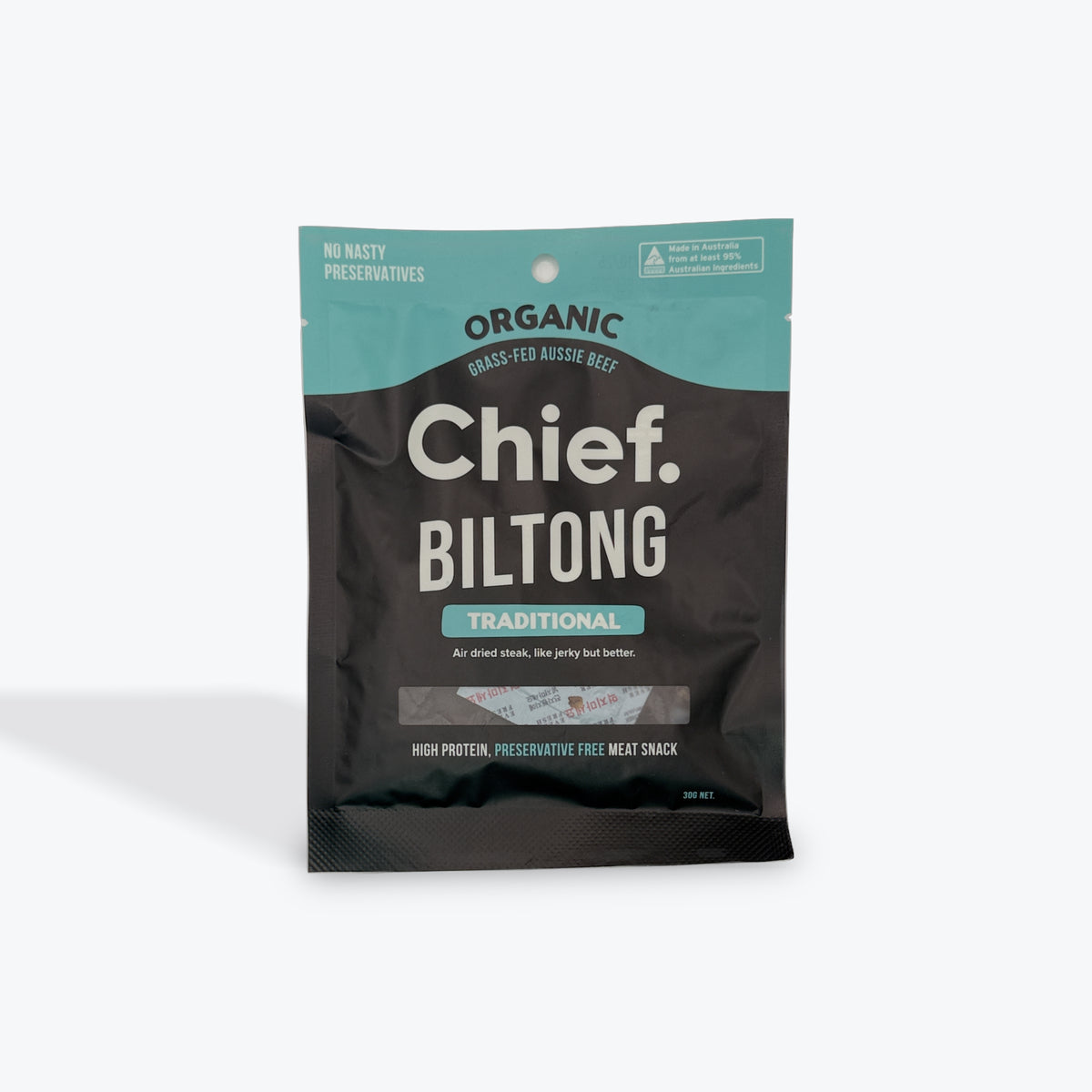 Chief Nutrition - Organic Traditional Beef Biltong 30g