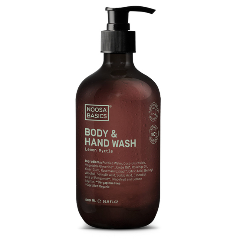 Noosa Basics - Lemon & Myrtle Hand Body Wash 500ml