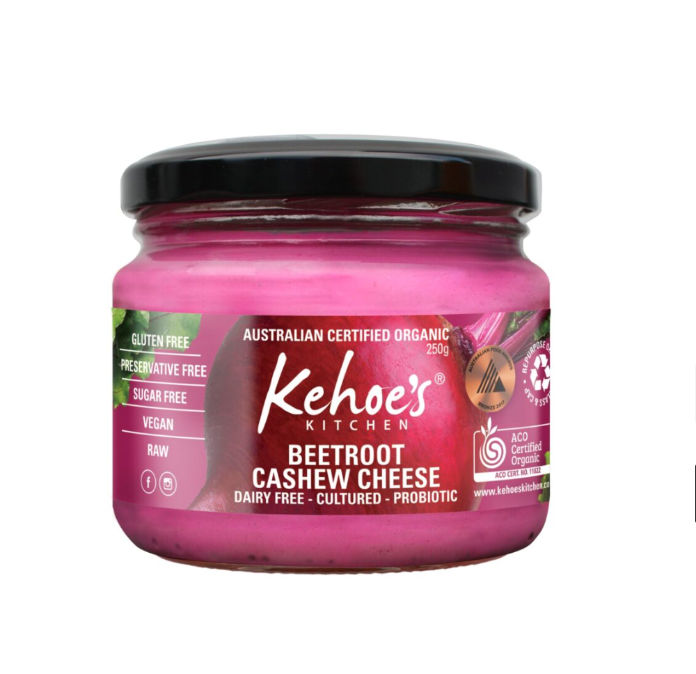 Kehoes - Beetroot Cashew Cheese 250g