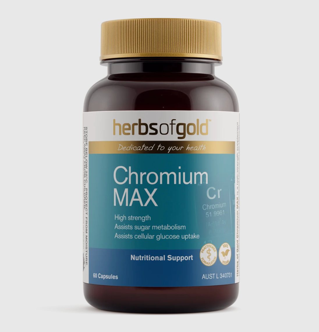 Herbs Of Gold - Chromium MAX 120VC