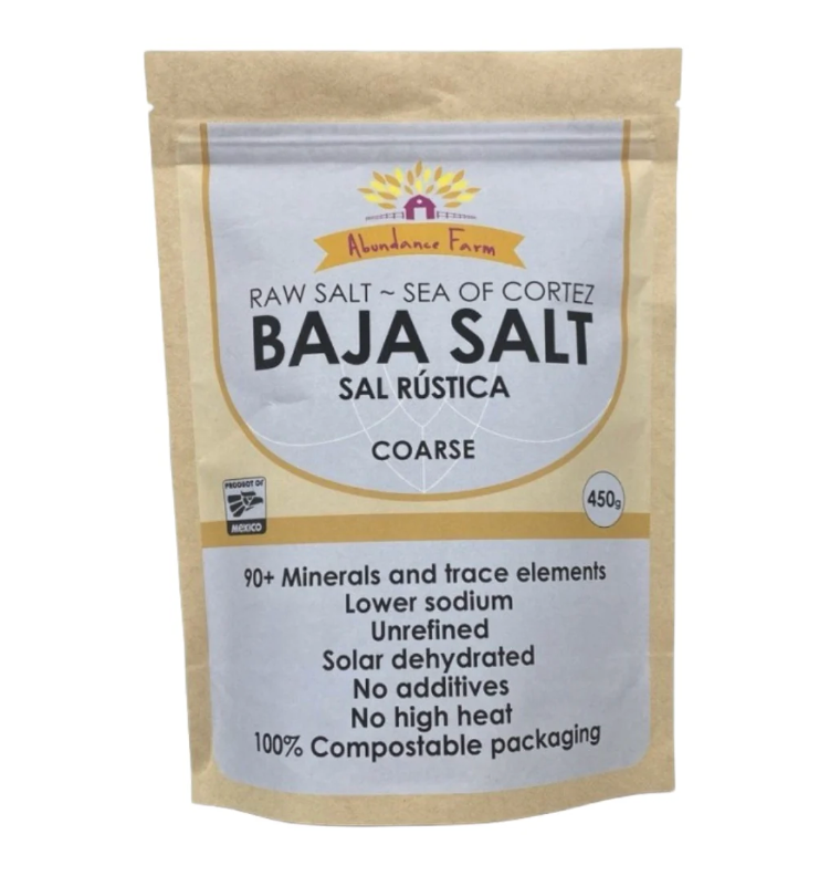 Abundance Farm - Baja Mineral Sea Salt Coarse 454G