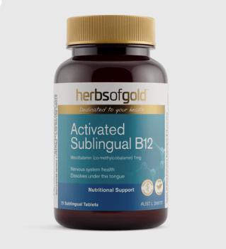 Herbs Of Gold - Activated Sublingual B12 75T