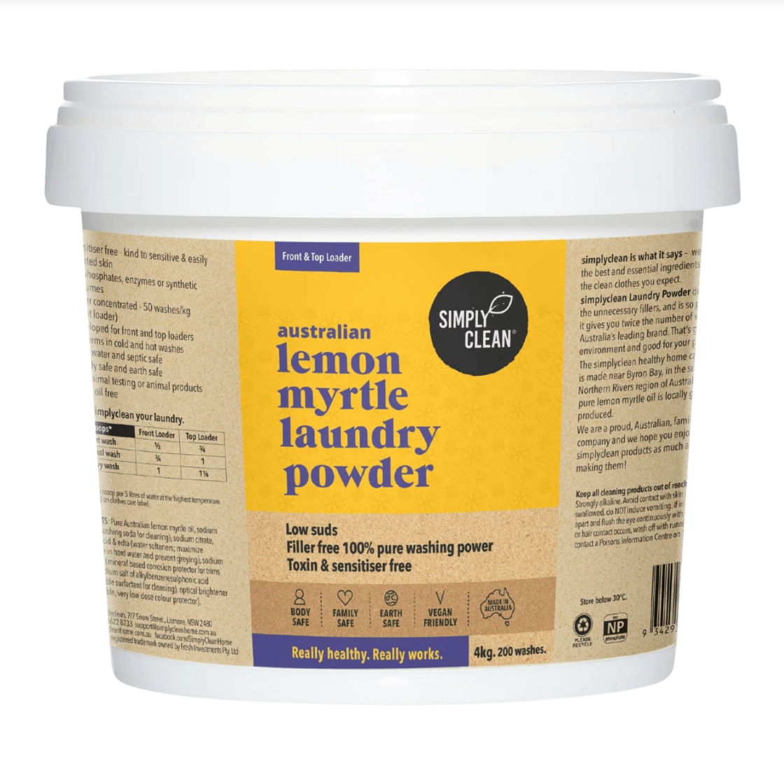Simply Clean - Laundry Powder Lemon Myrtle 4kg