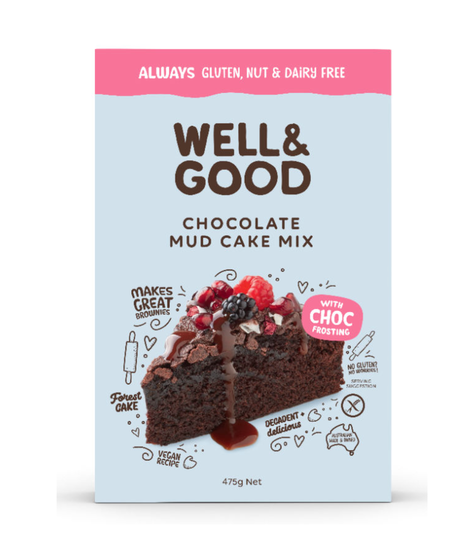 Well & Good - Choc Mud Cake Mix 475g
