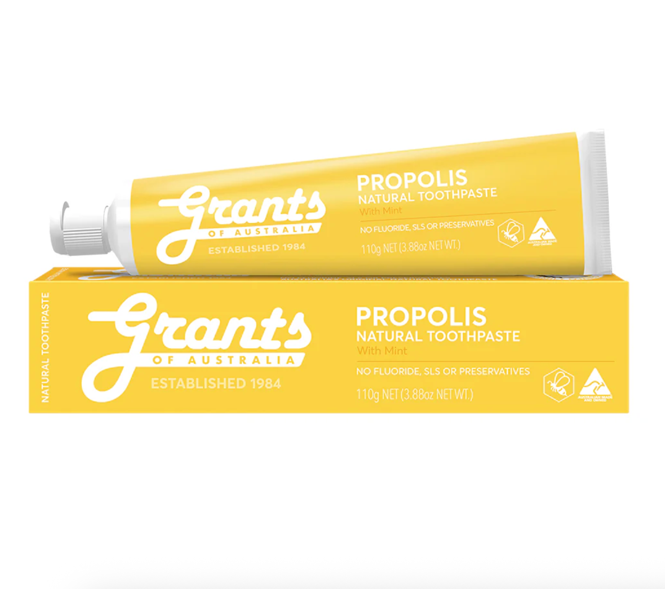 Grants - Propolis Natural Toothpaste Fluoride Free 110g
