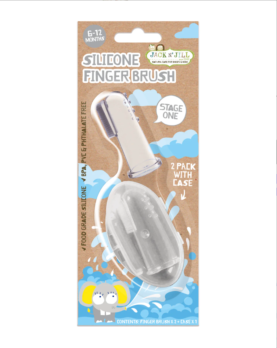 Jack N' Jill - Silicone Finger Brush Stage 1 2 Pack