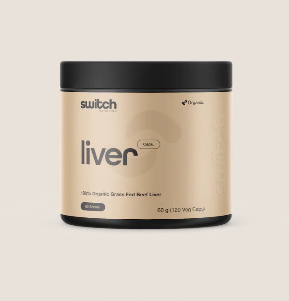 Switch Nutrition - Beef Liver Capsules 120c