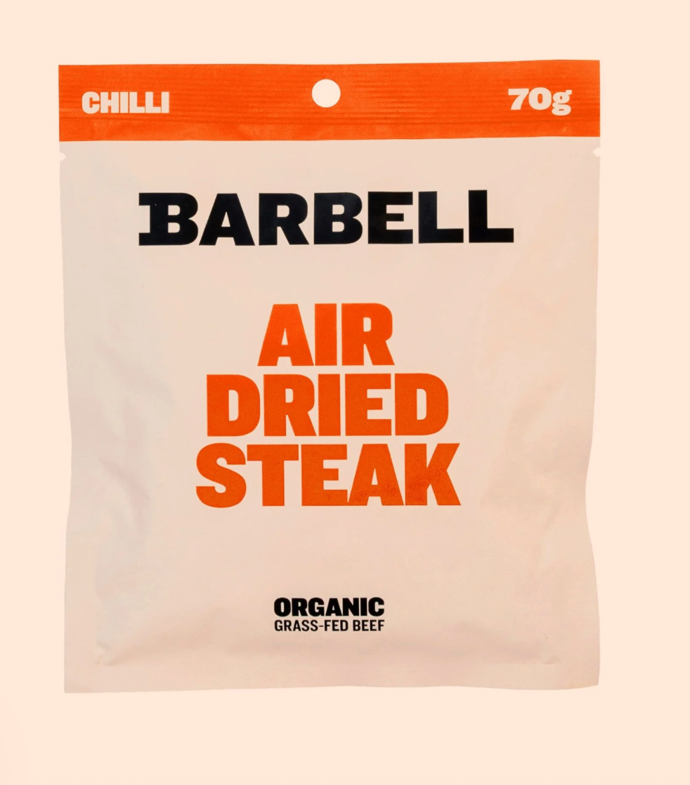 Barbell Biltong - Organic Chilli Air Dried Steak 70g