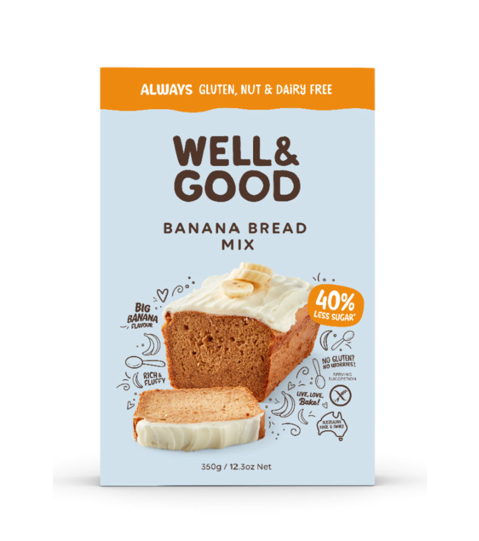Well & Good - Banana Bread Mix 350g
