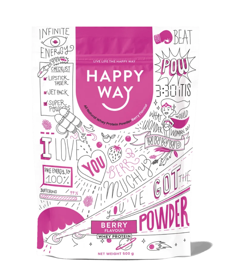 Happy Way - I Love You Berry Much Whey Protein Powder 500g