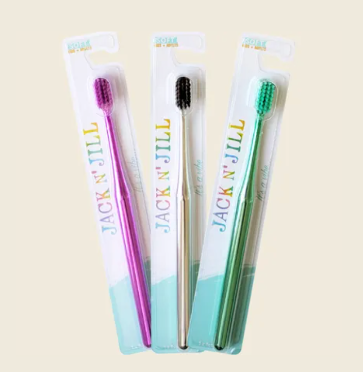 Jack N' Jill - Kids & Adults Chrome Soft Toothbrush Assorted