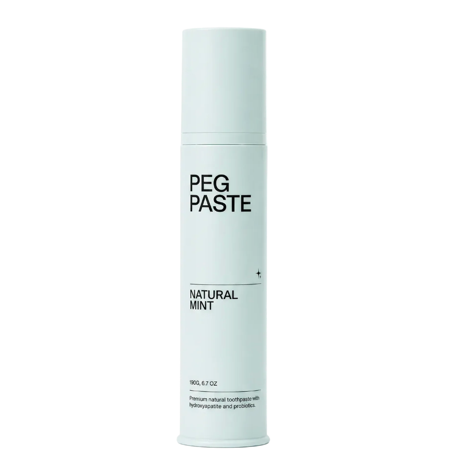 Peg Paste - Natural Mint Toothpaste Pump 190g