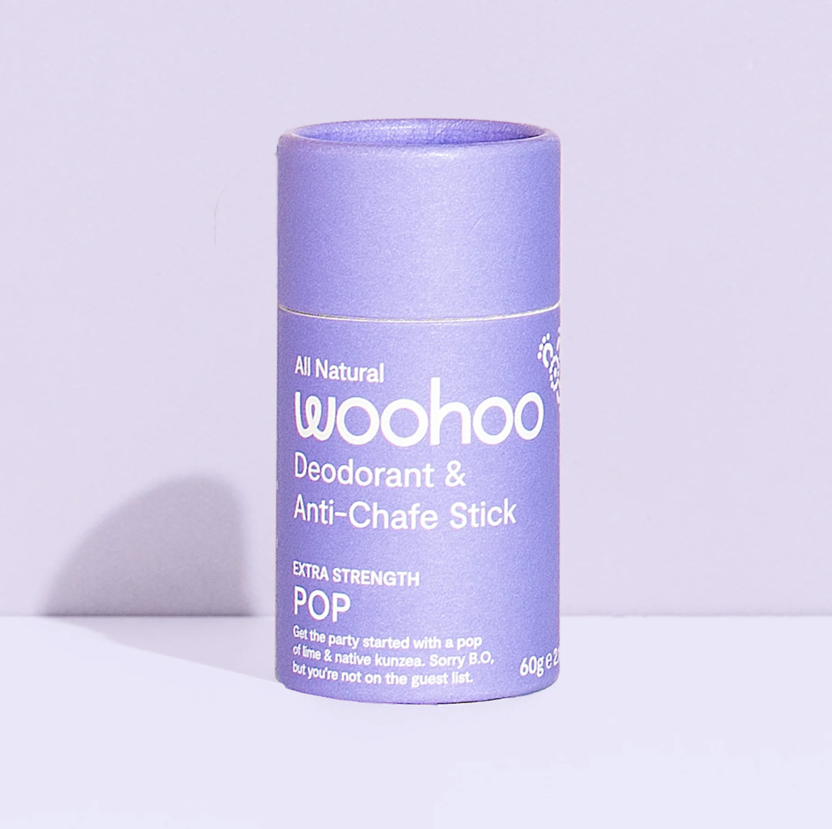 Woohoo - Deodorant & Anti Chafe Stick Pop 60g