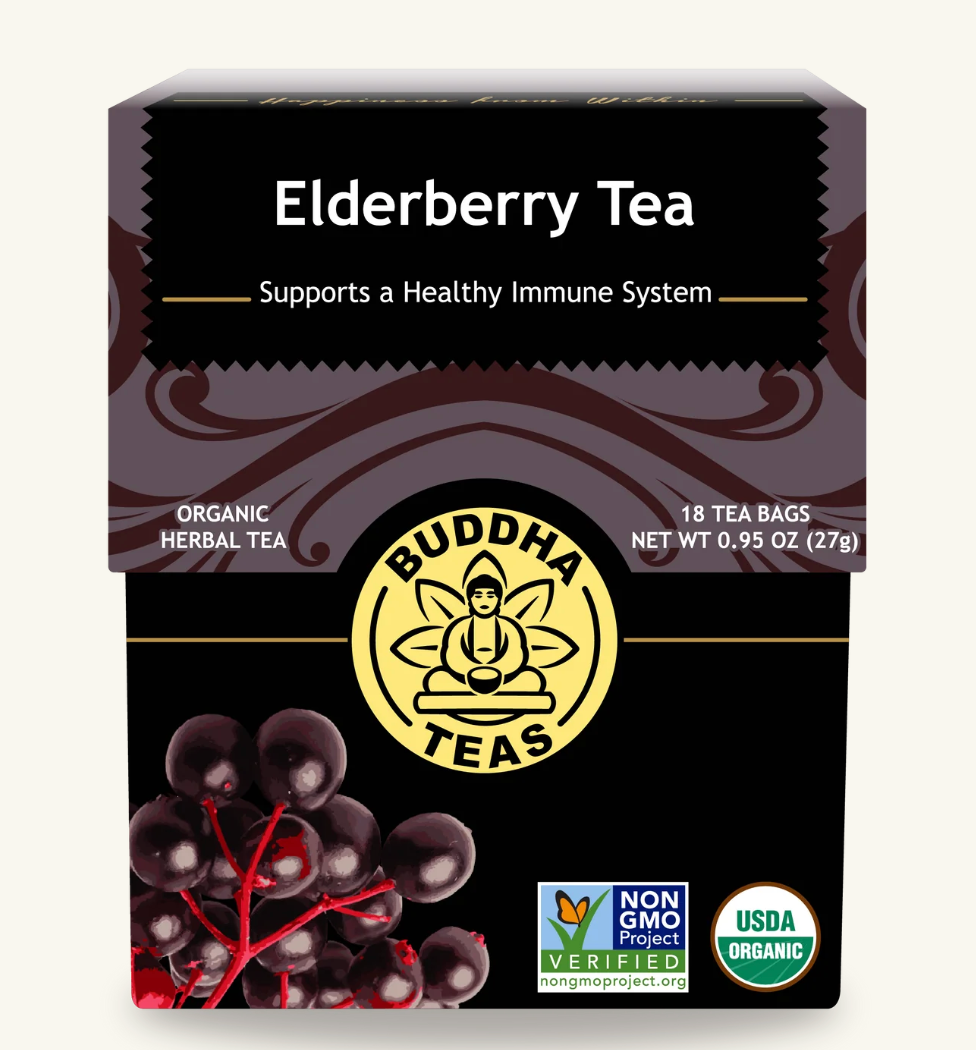 Buddha Teas - Elderberry Tea Bags 18pk