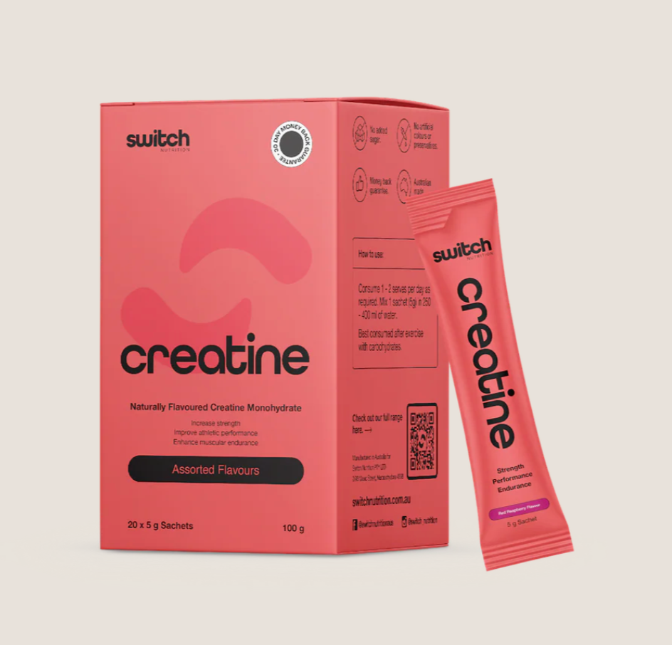 Switch Nutrition - Assorted Flavour Creatine Sachet Box 20 Sachets
