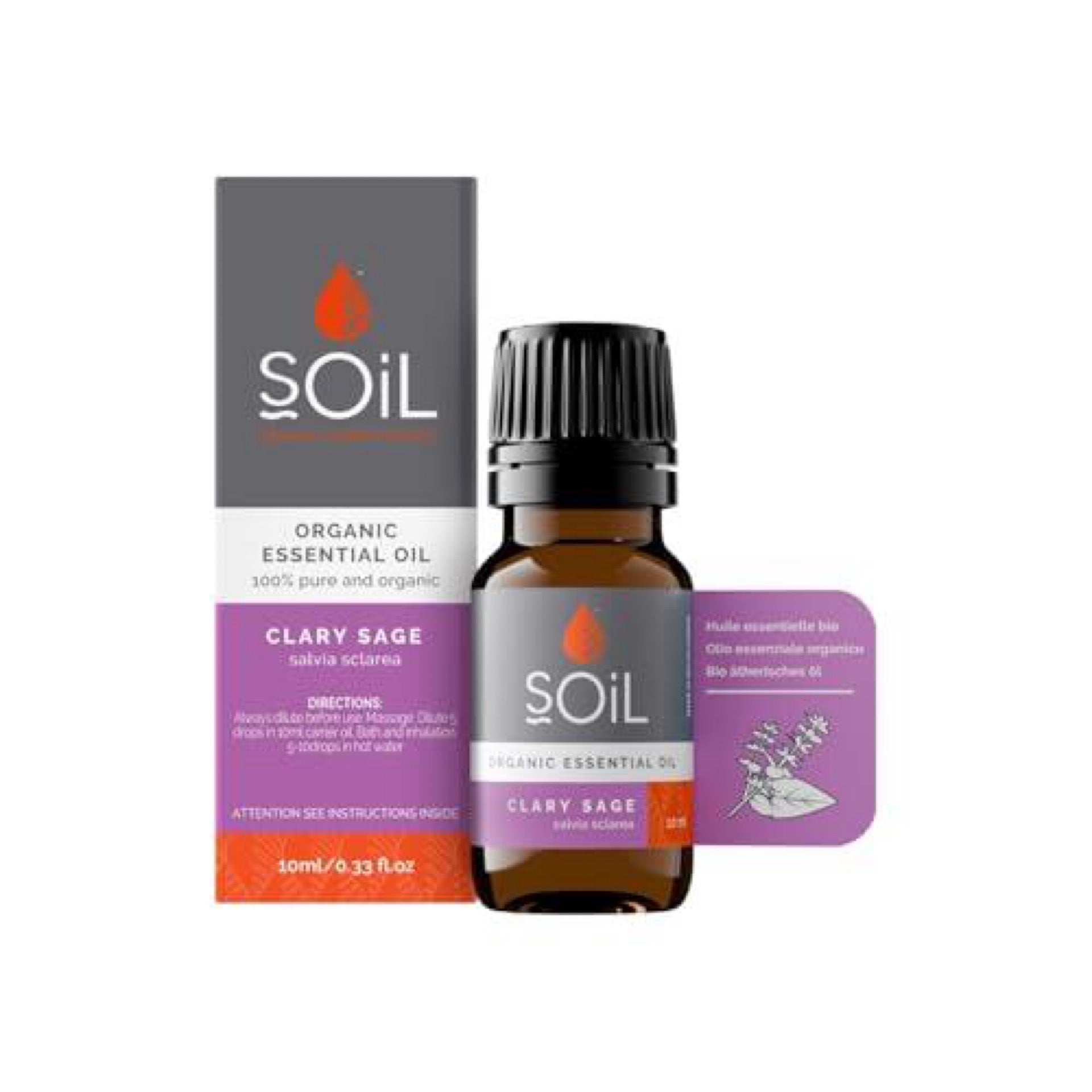 Soil - Organic Clary Sage essential oil