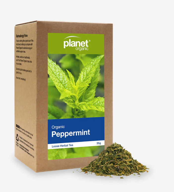 Planet Organic - Peppermint Loose Leaf Tea 35g